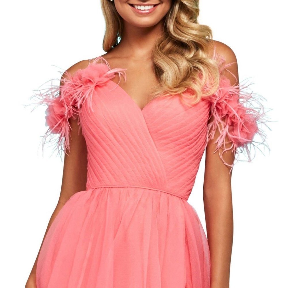 Sherri Hill Gown Size 2 Coral